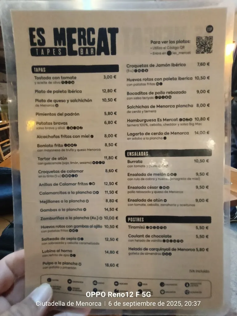 Menu_Es Mercat De Tapes_Ciutadella de Menorca_image_2