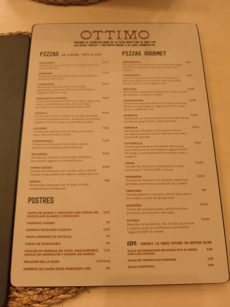 Menu_OTTIMO Menorca - Pizzeria Brunch Cocktails_Ciutadella de Menorca_image_3