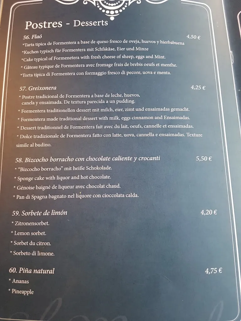 Menu_El Mirador_Formentera_image_2