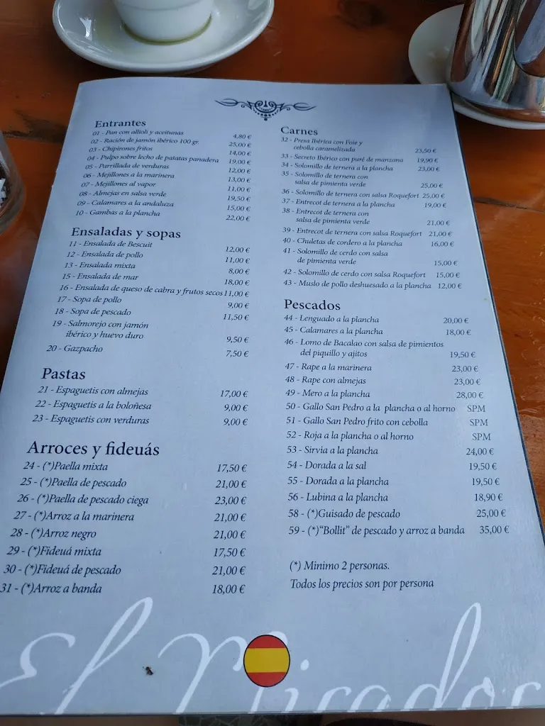 Menu_El Mirador_Formentera_image_3