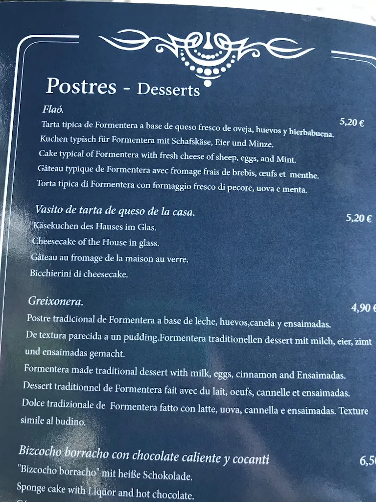 Menu_El Mirador_Formentera_image_4