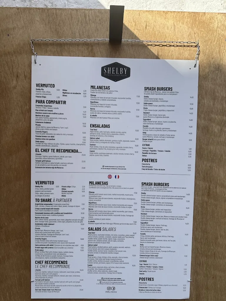 Menu_Shelby Ciutadella_Ciutadella_immagine_2