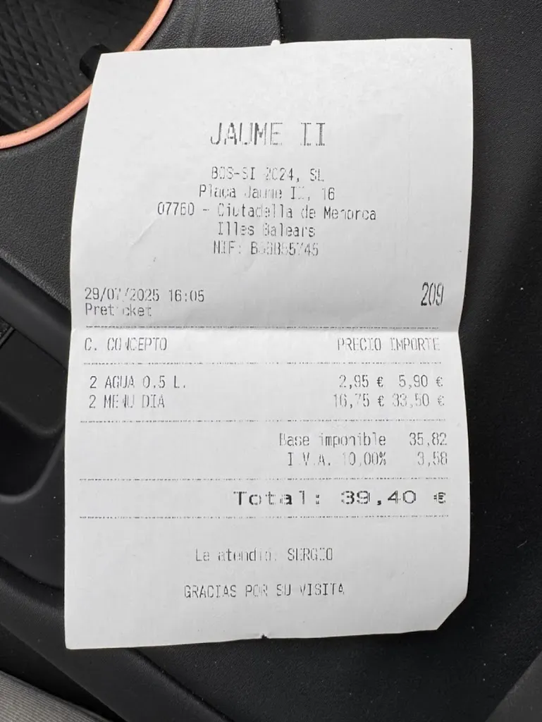S P_Restaurant Jaume II_Ciutadella_review