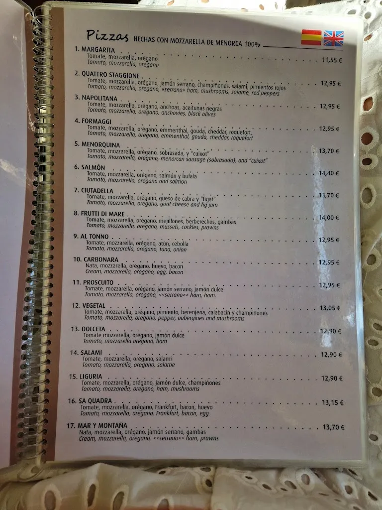 Menu_Restaurant Sa Quadra_Ciutadella_immagine_3