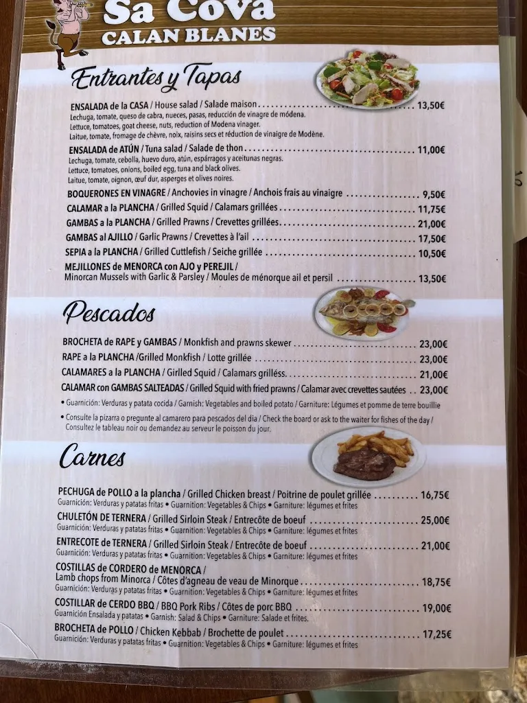 Menu_Sa Cova, Cala en Blanes_Ciutadella_image_3