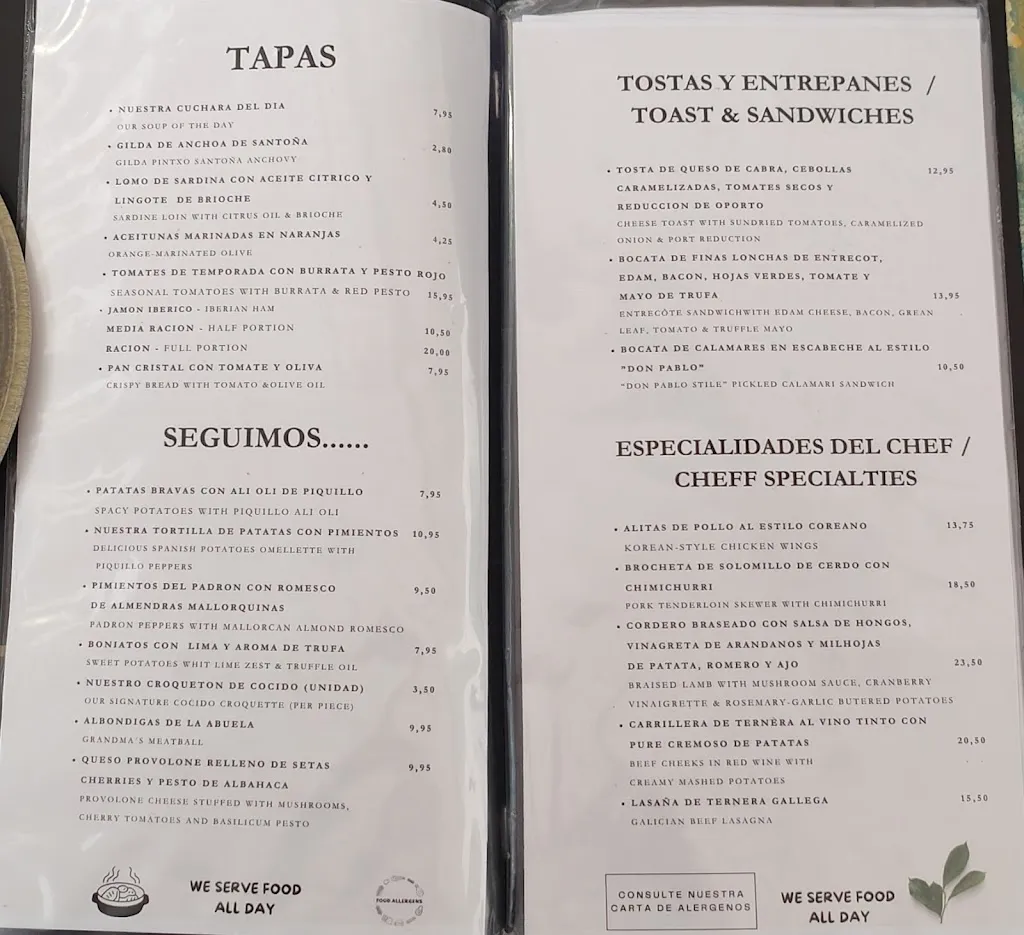 Menu_Can Benet by Don Pedro_Fornalutx_image_1