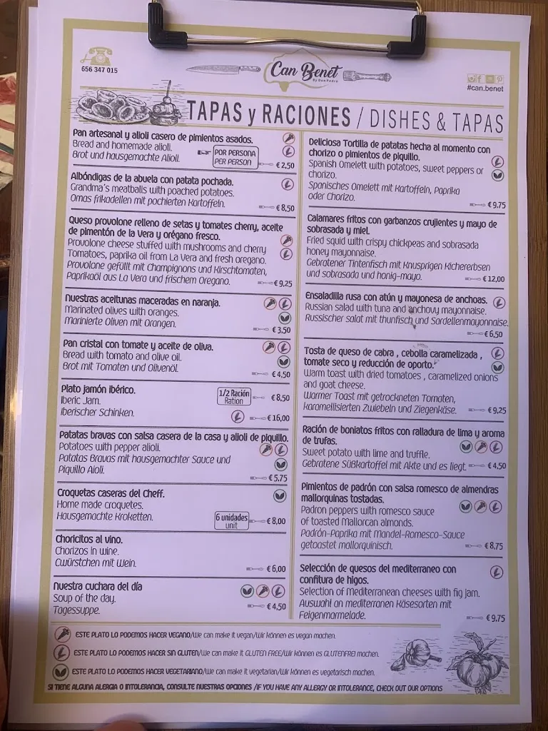 Menu_Can Benet by Don Pedro_Fornalutx_image_3