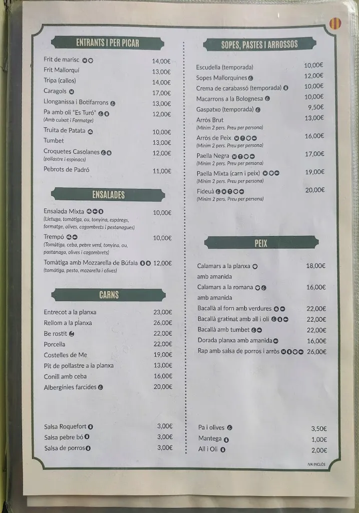 Menu_Restaurant Es turó_Fornalutx_image_1