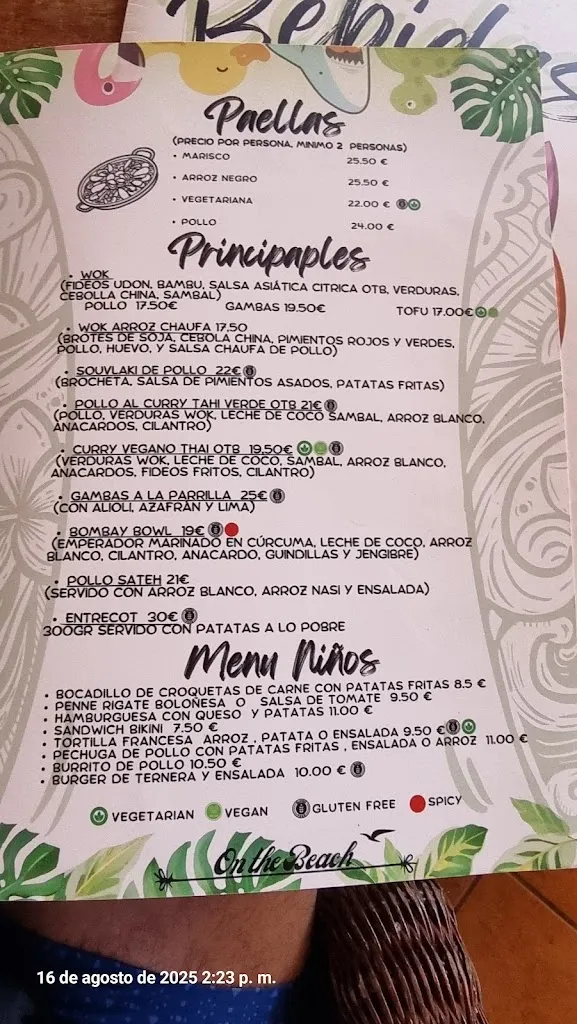 Menu_On The Beach Ibiza - Restaurante con estilo playero en Cala San Vicente_Ibiza_image_1