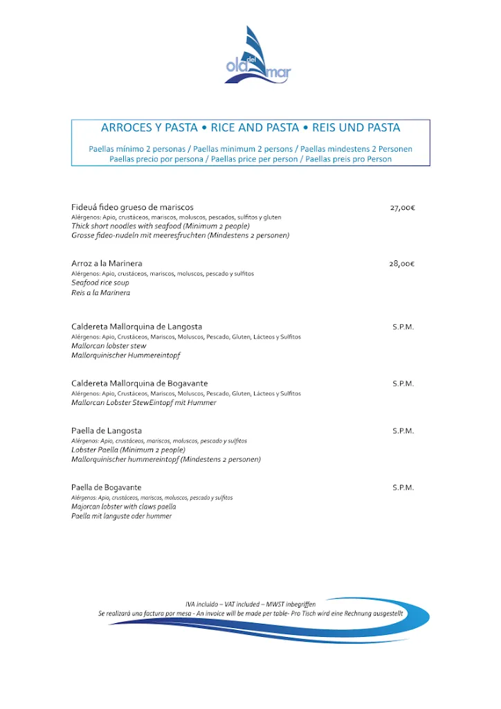 Menu_Restaurant Ola del Mar_Es Molinar_immagine_1