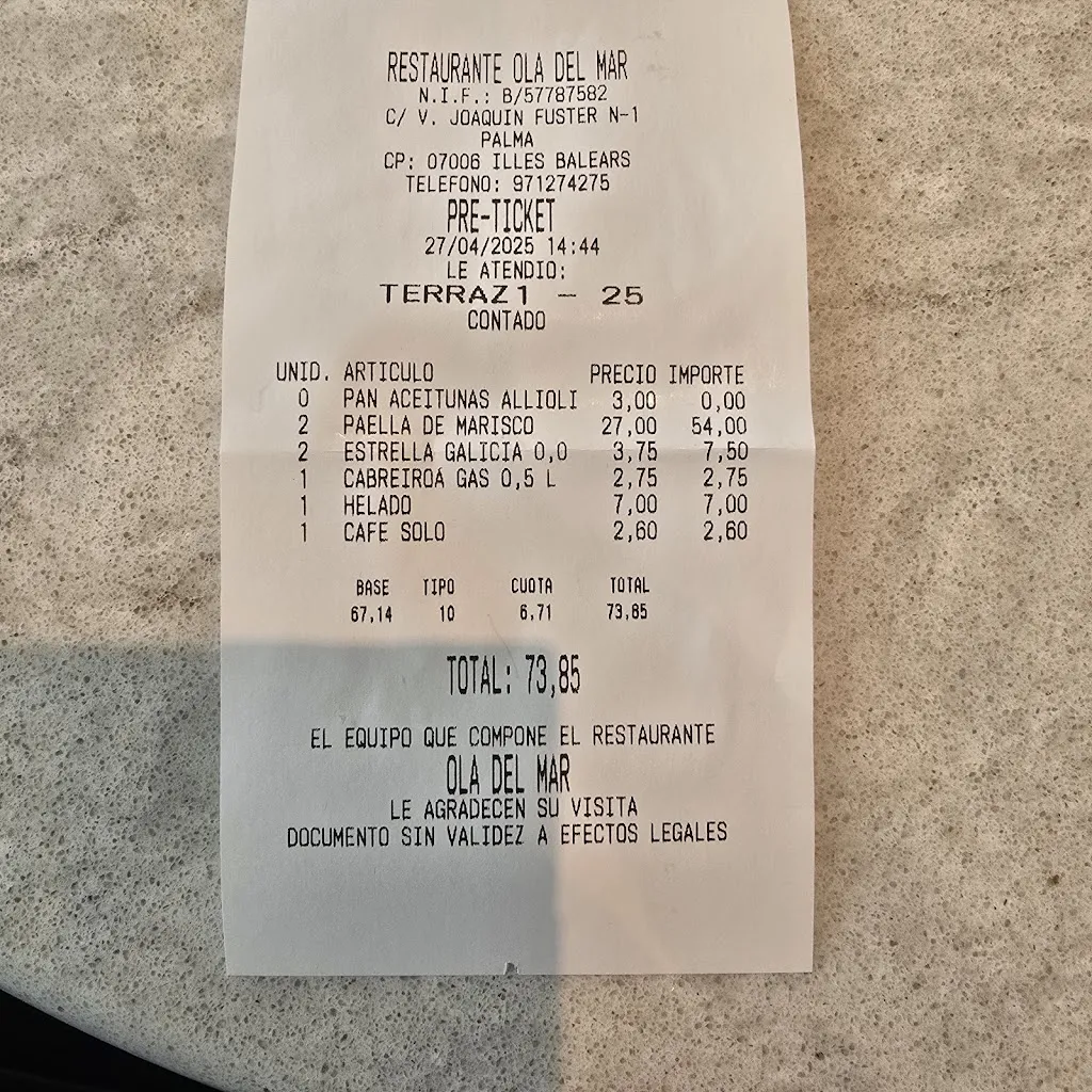 Juergen Cannes_Restaurant Ola del Mar_Es Molinar_recensione