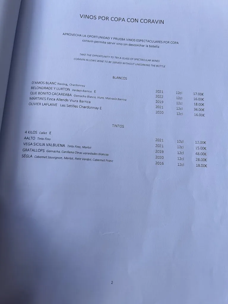 Menu_Restaurant Club Nàutic Portixol_Es Molinar_immagine_1