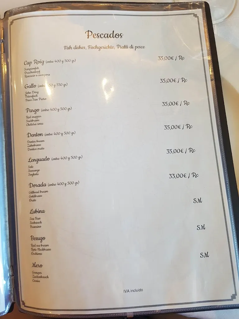 Menu_Restaurant Sa Roqueta_Es Molinar_image_4