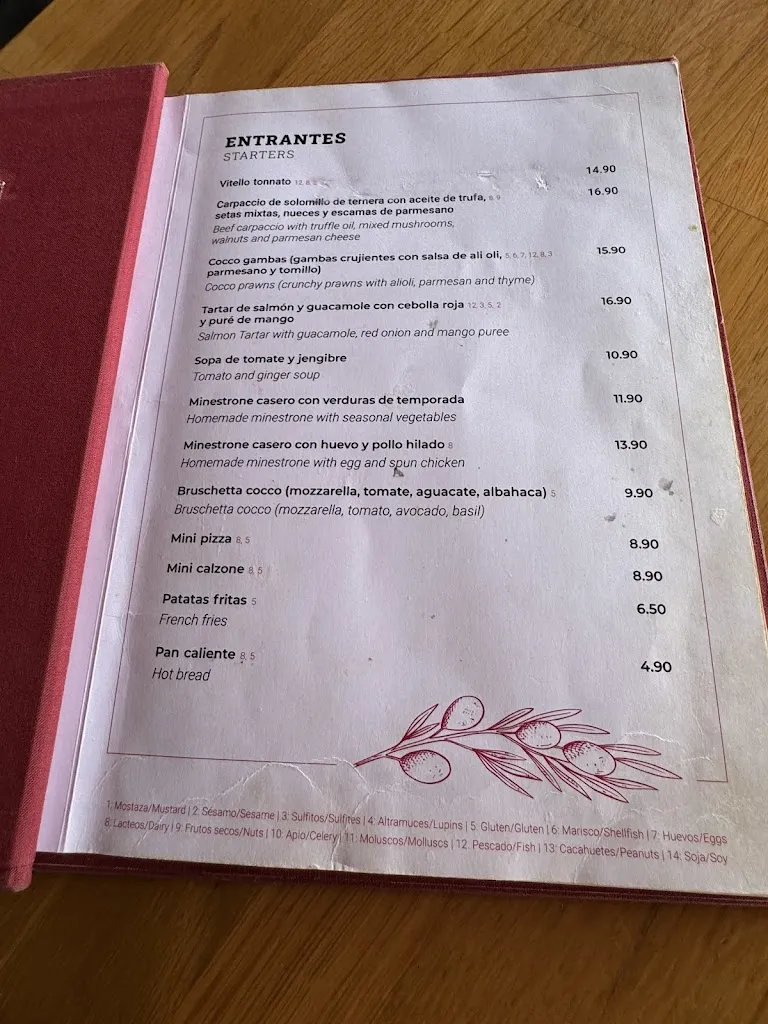 Menu_Restaurante Cocco Portitxol_Es Molinar_image_1