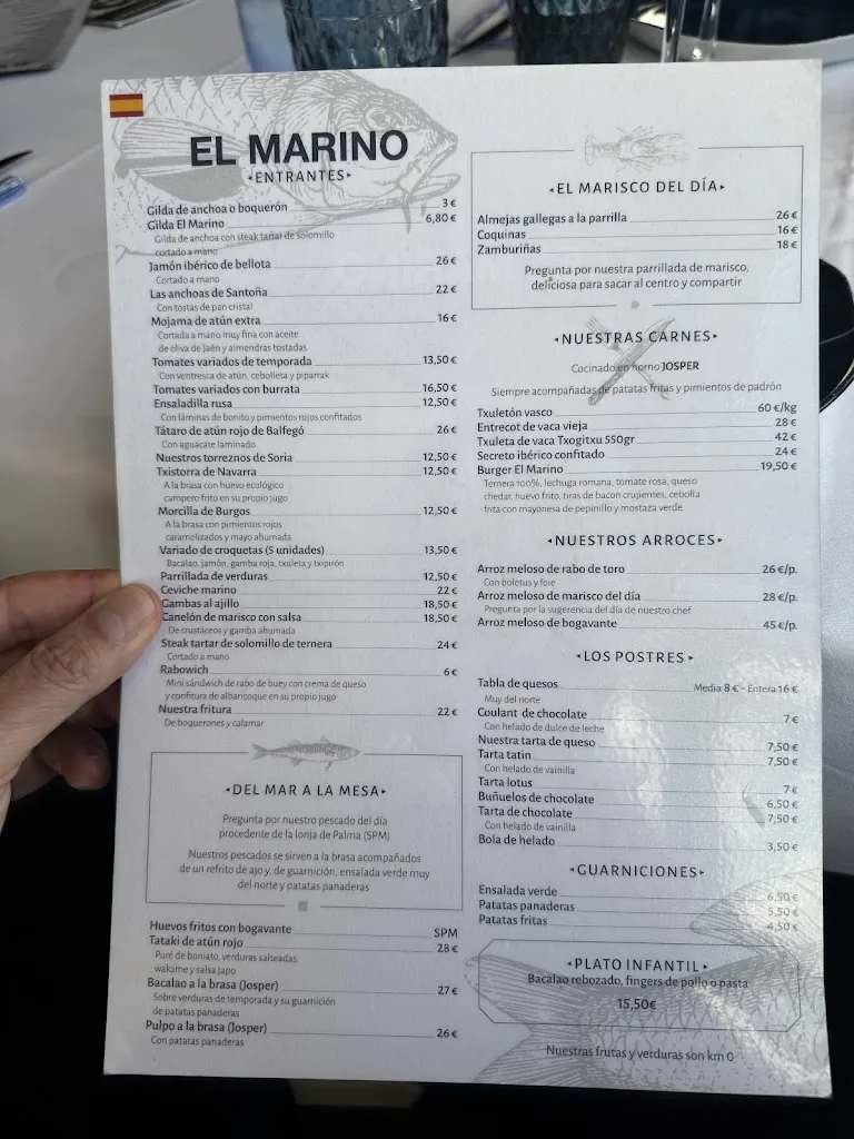 Menu_El Marino Portixol Restaurante_Es Molinar_immagine_3