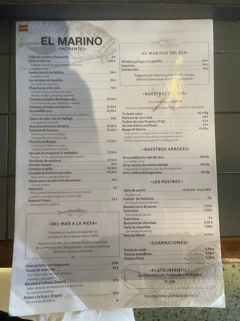 Menu_El Marino Portixol Restaurante_Es Molinar_immagine_4