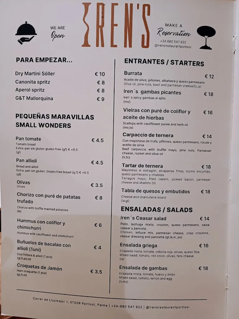 Menu_Irens Restaurante_Es Molinar_image_4