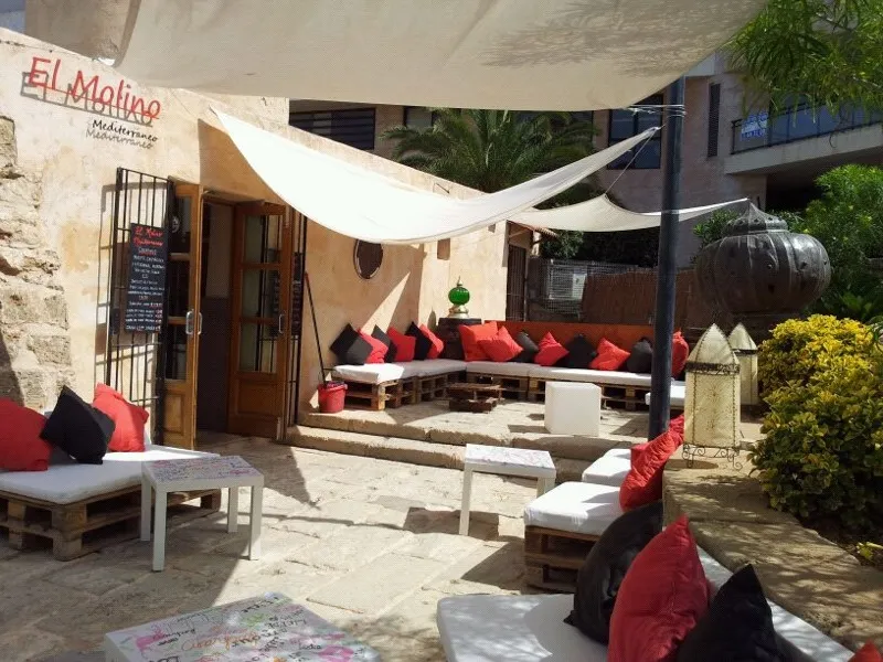 El Molino Mediterraneo restaurant in Es Molinar