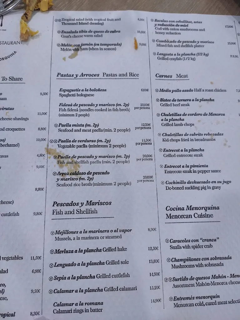 Menu_Restaurant Loar Ferreries_Ferreries_image_4