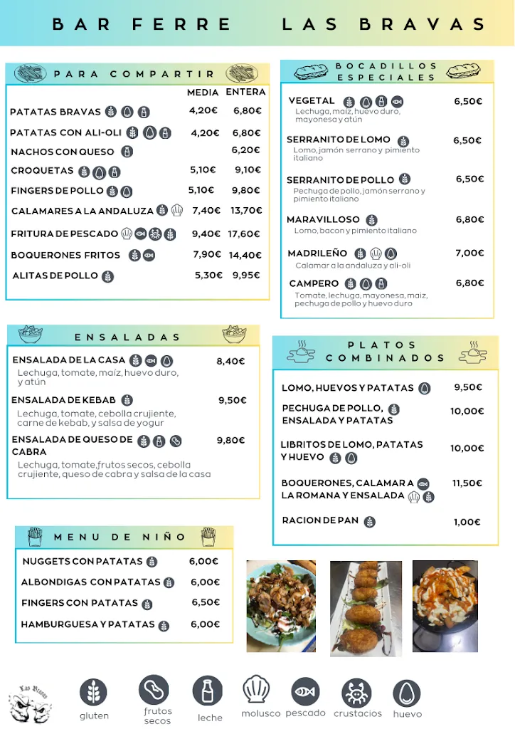 Menu_Bar ferre Las bravas_Ferreries_image_1