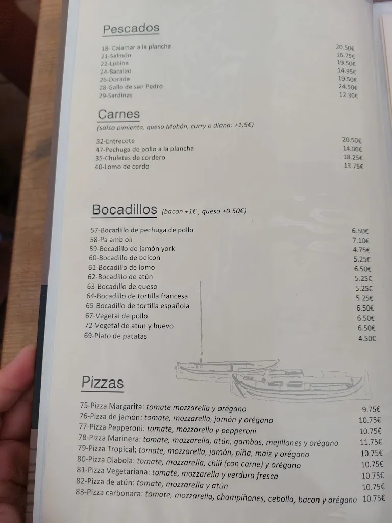 Menu_Bar Restaurant Aquario Cala Galdana_Ferreries_image_4