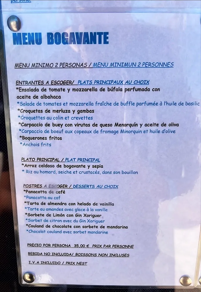 Menu_Restaurant Sa Proa_Ferreries_image_2