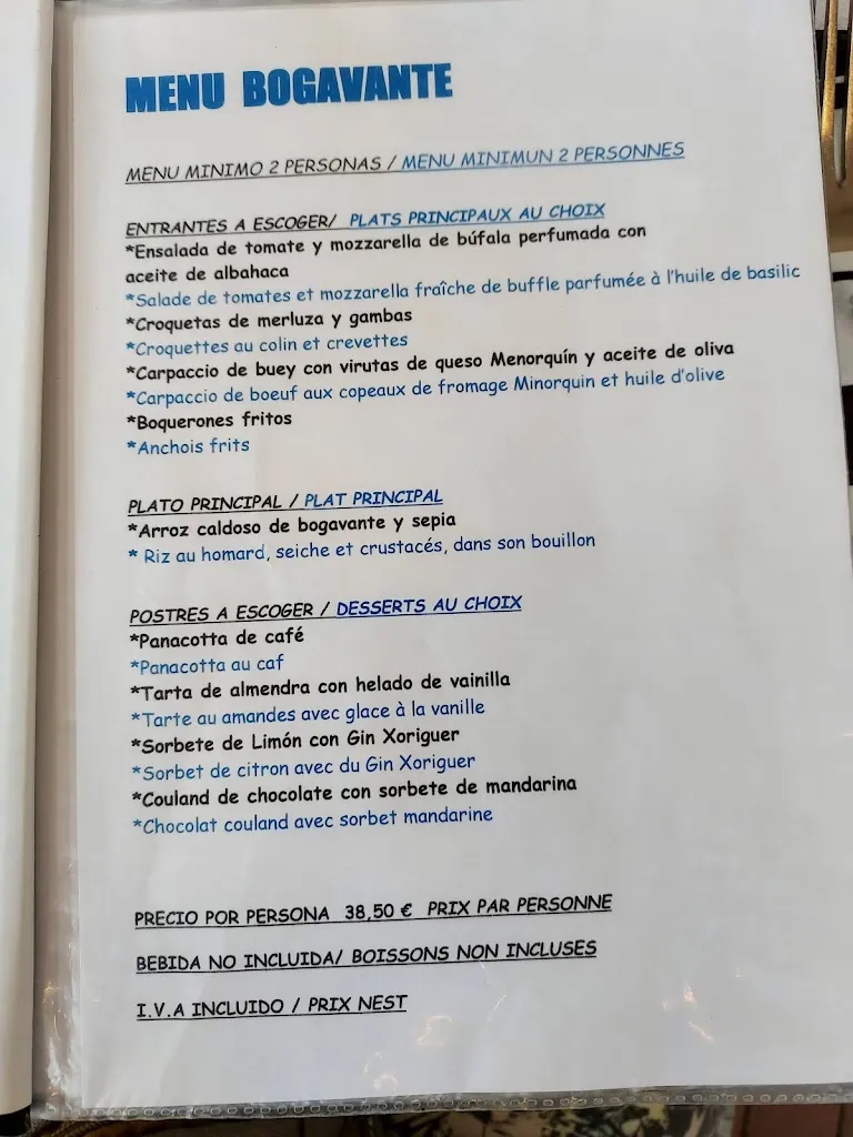 Menu_Restaurant Sa Proa_Ferreries_image_4