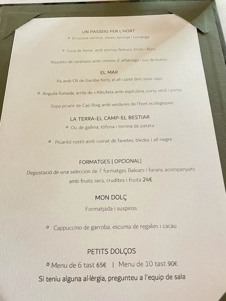 Menu_DAICA restaurant & turisme d'interior_Llubí_image_1