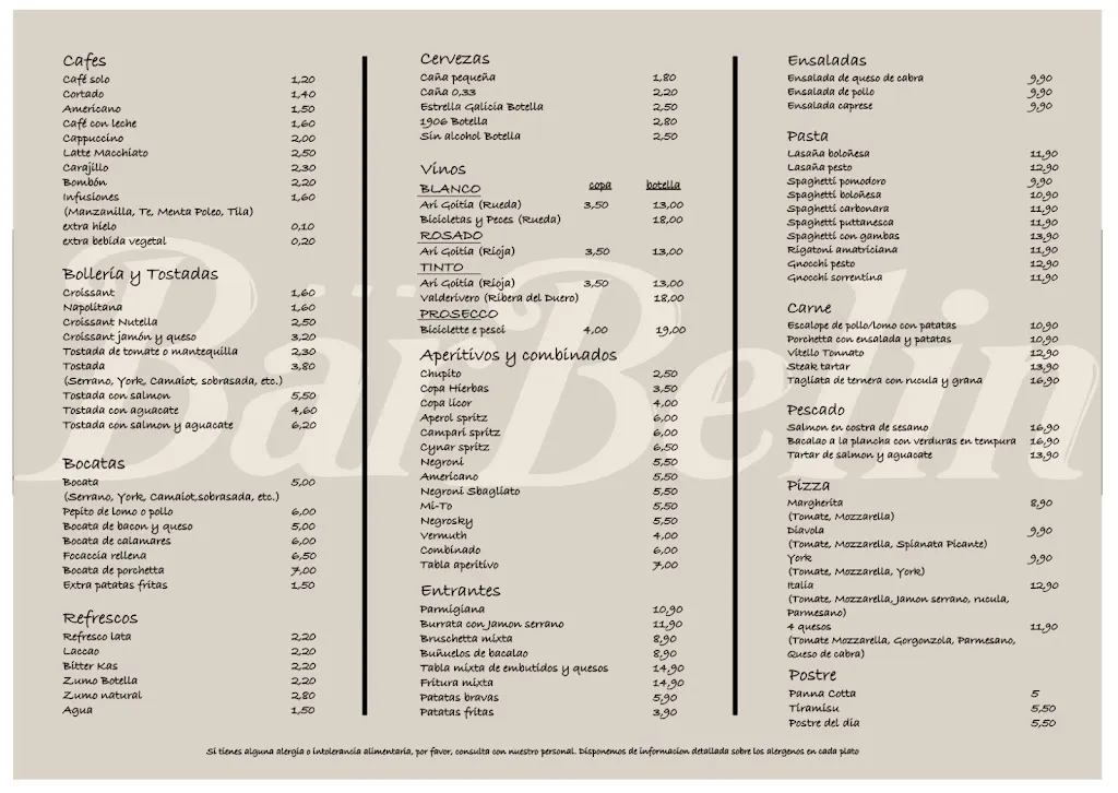 Menu_Bar Belin_Lloseta_image_1