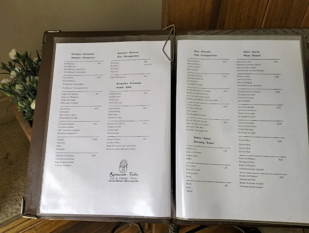Menu_Restaurant-celler Cas Padrí Toni_Maria de la Salut_image_2