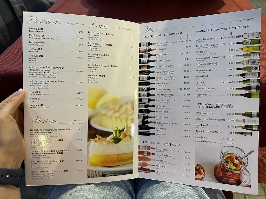 Menu_Ca's Xigaler. Cafeteria Restaurant_Maria de la Salut_image_3