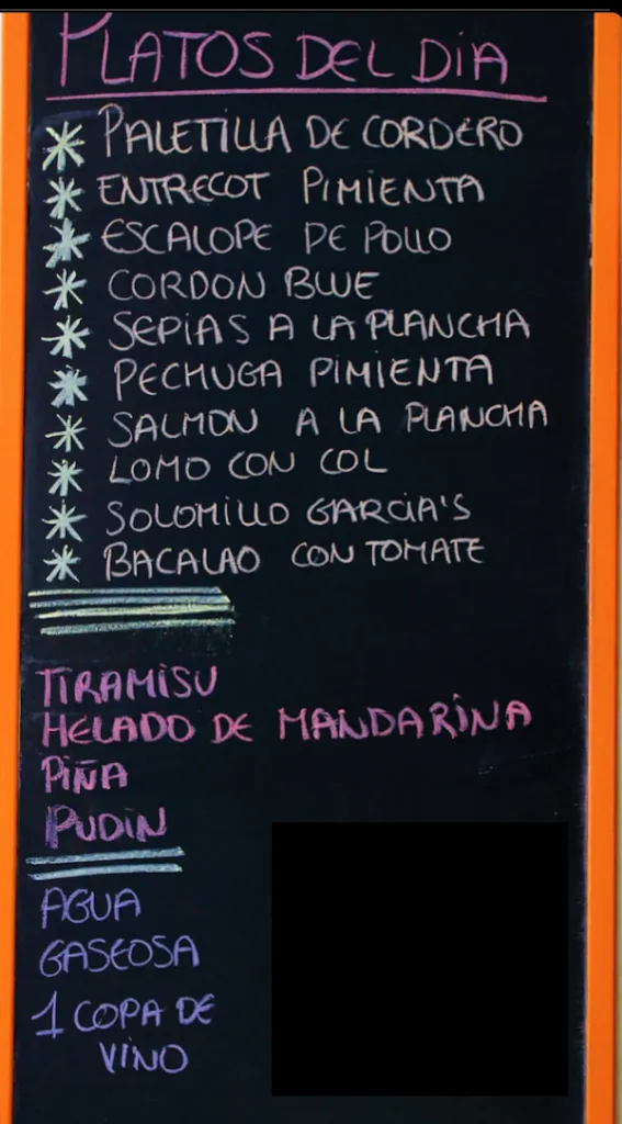Menu_Restaurante Casa García's_Magaluf_image_1