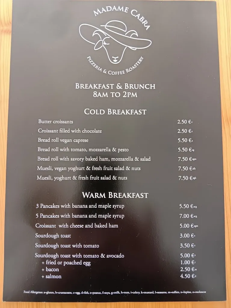 Menu_Madame Cabra Pizzería & Coffee Roastery_Magaluf_image_1