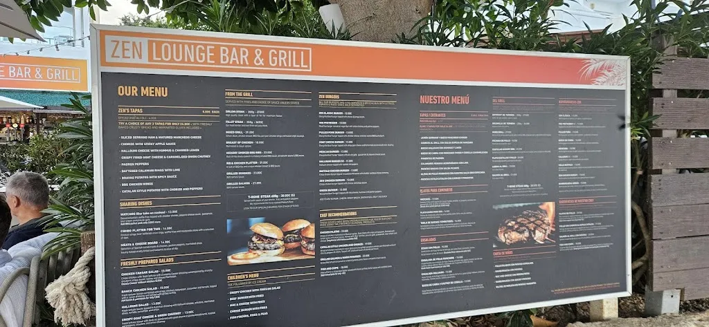 Menu_Zen Lounge Bar and Grill_Magaluf_image_4