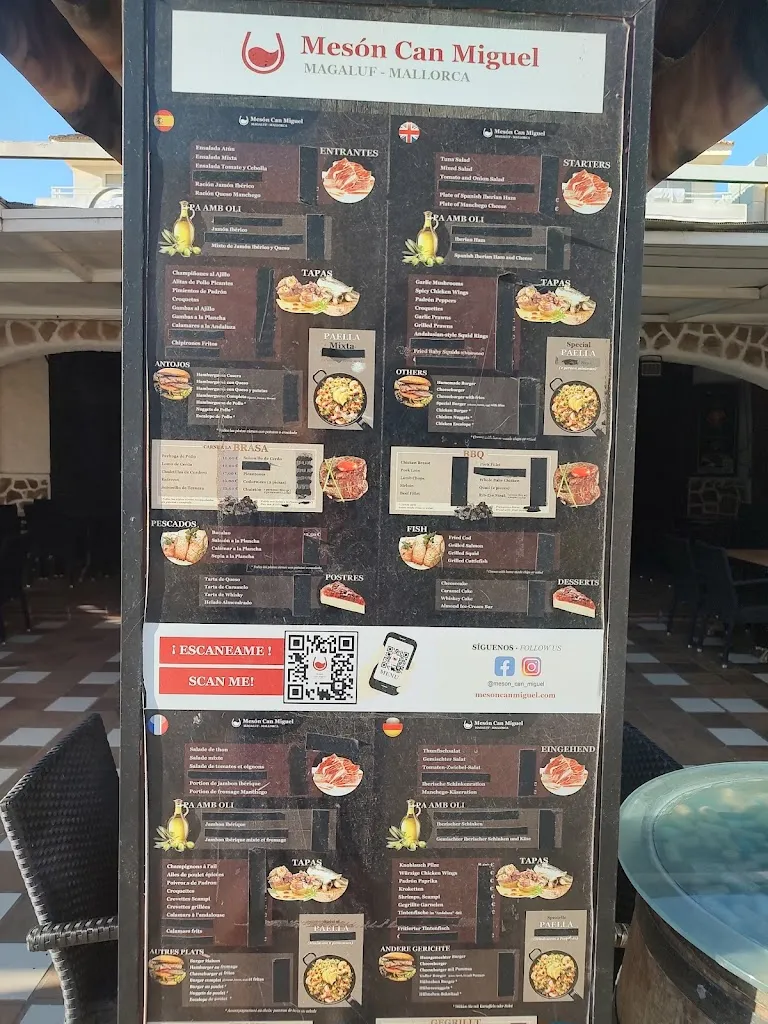 Menu_Mesón Can Miguel_Magaluf_immagine_3