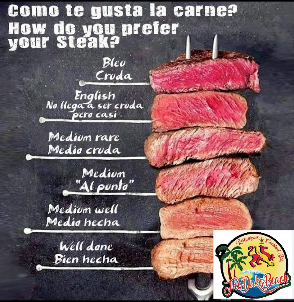 Menu_The Duke Beach_Magaluf_image_4