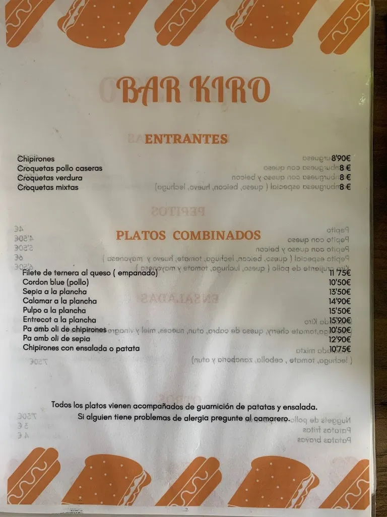 Menu_Bar Kiro_Felanitx_image_1