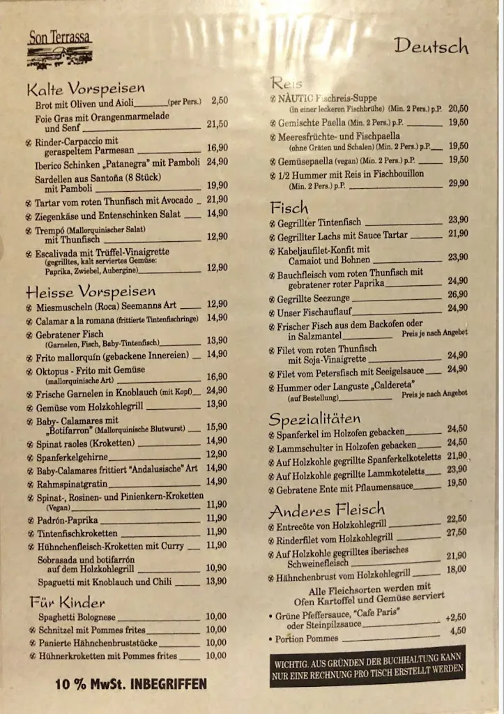 Menu_Restaurant Son Terrassa_Felanitx_image_1