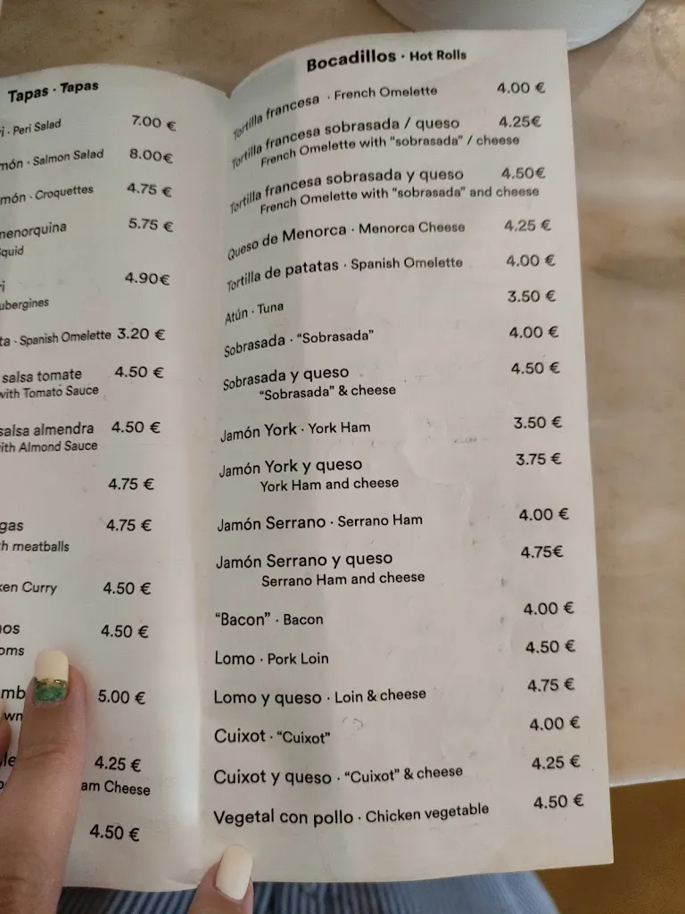 Menu_Bar Peri 1948 Tapes - Lotería_Migjorn Gran Es_image_4