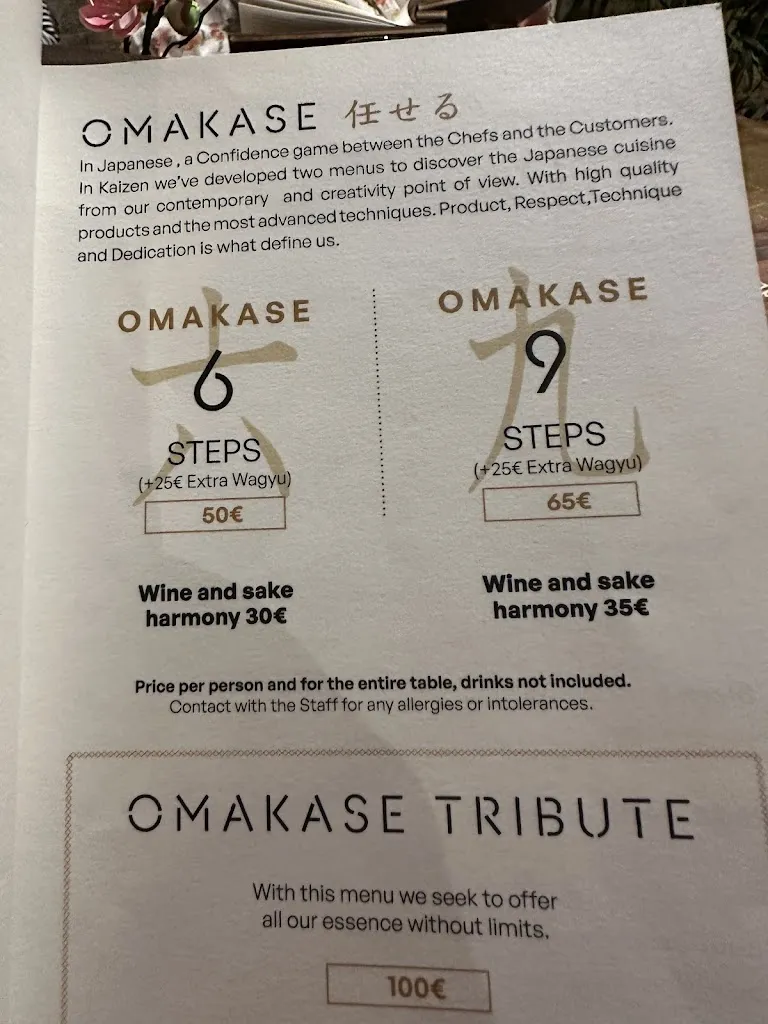 Menu_KAIZEN Restaurant_Palma_image_1