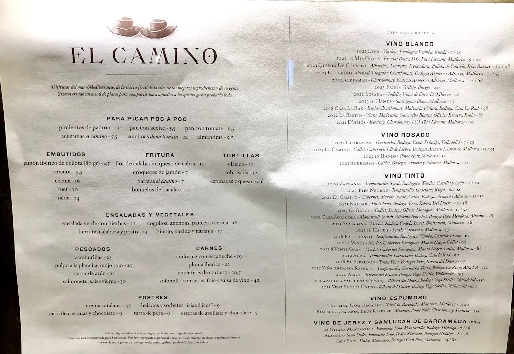 Menu_El Camino_Palma_image_3