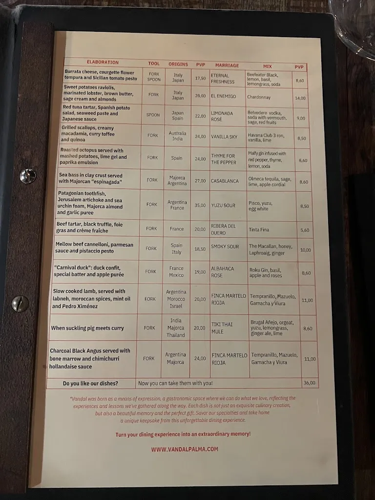 Menu_Vandal Palma_Palma_image_4