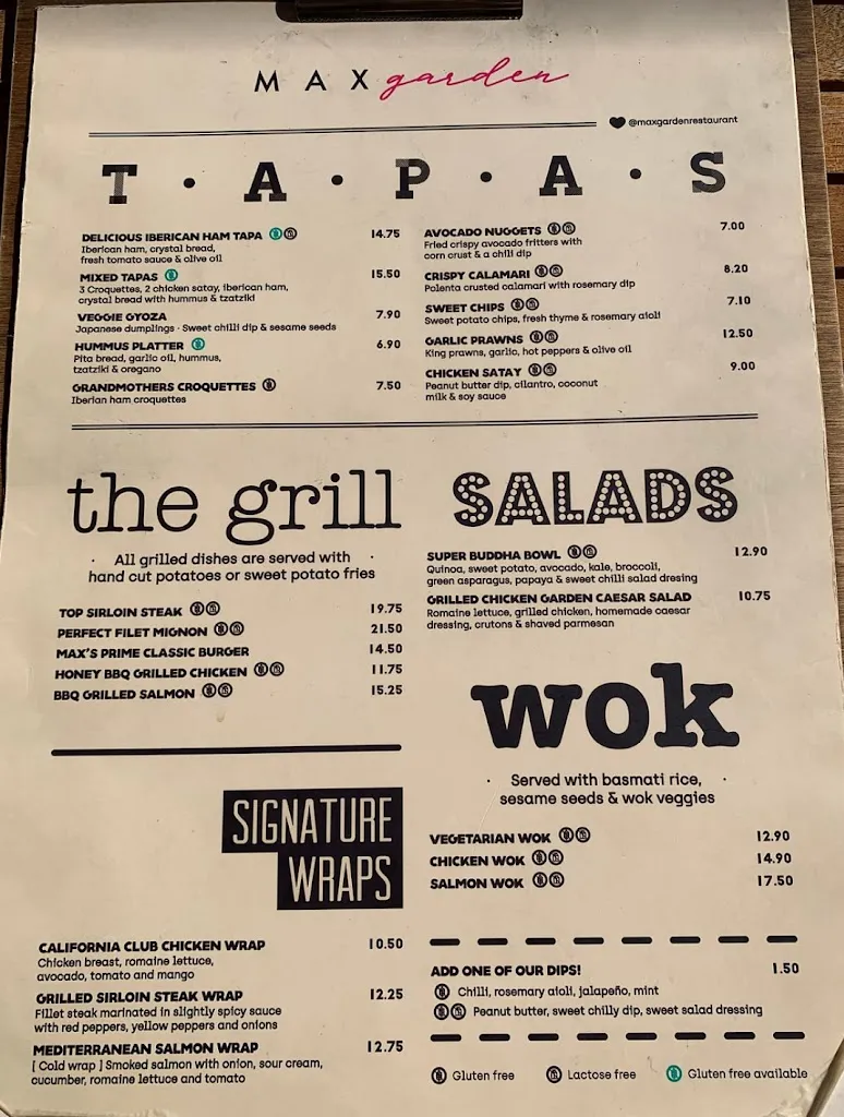 Menu_Max Garden_Palmanova_image_1