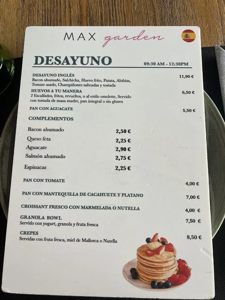 Menu_Max Garden_Palmanova_image_2