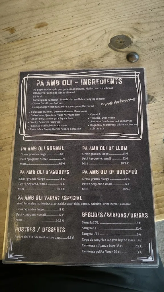 Menu_Bar s’Hostal_Montuïri_image_3