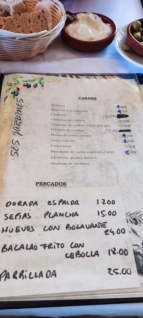 Menu_Restaurant ses Jardines_Montuïri_image_2
