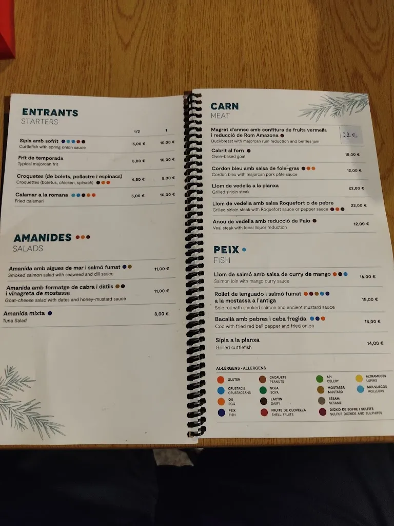 Menu_Can Toni des puig_Montuïri_immagine_1