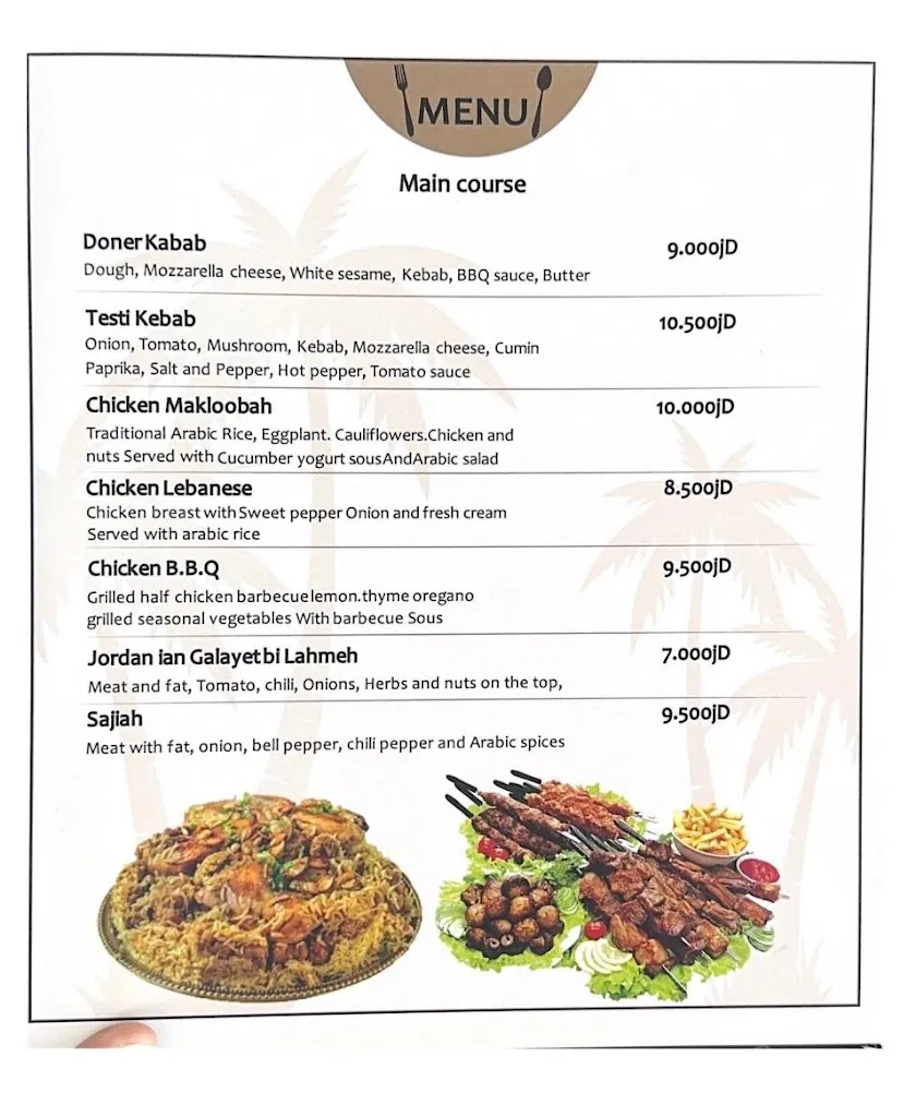 Menu_Palm Court Restaurant & Cafe_Petra_image_2