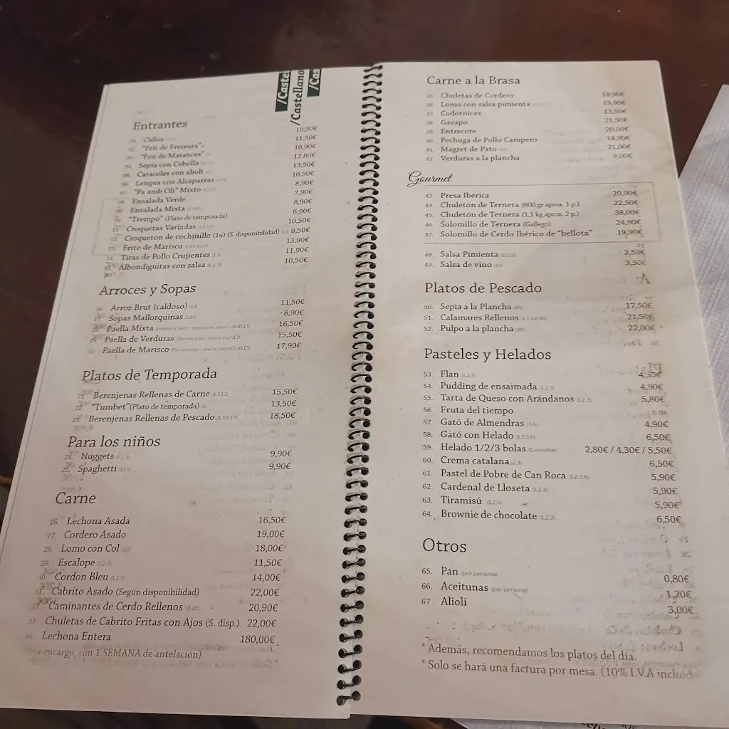 Menu_Es Celler de Petra_Petra_image_1