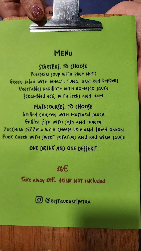 Menu_Restaurant Petra_Petra_image_4